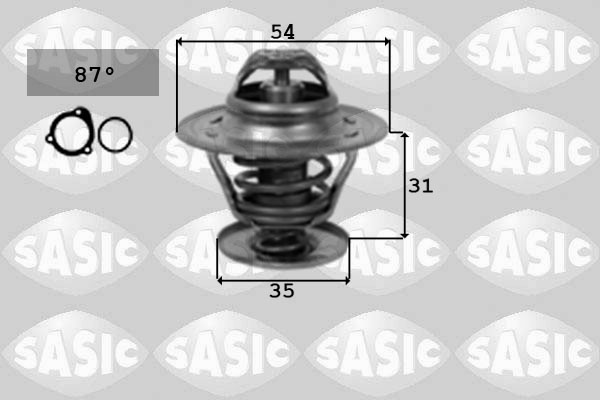 SASIC 9000161 Termostato, Refrigerante-Termostato, Refrigerante-Ricambi Euro