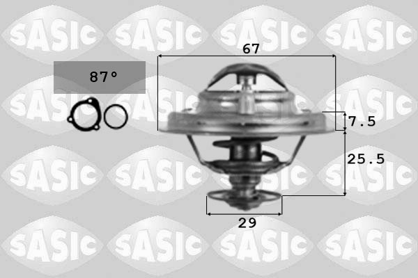 SASIC 9000162 Termostato, Refrigerante