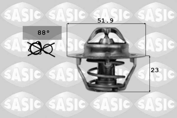 SASIC 9000168 Termostato, Refrigerante