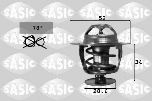 SASIC 9000237 Termostato, Refrigerante