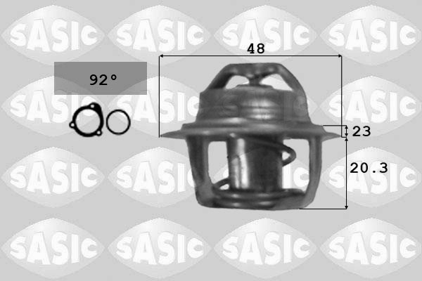 SASIC 9000295 Termostato, Refrigerante-Termostato, Refrigerante-Ricambi Euro