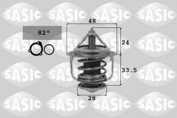 SASIC 9000317 Termostato, Refrigerante