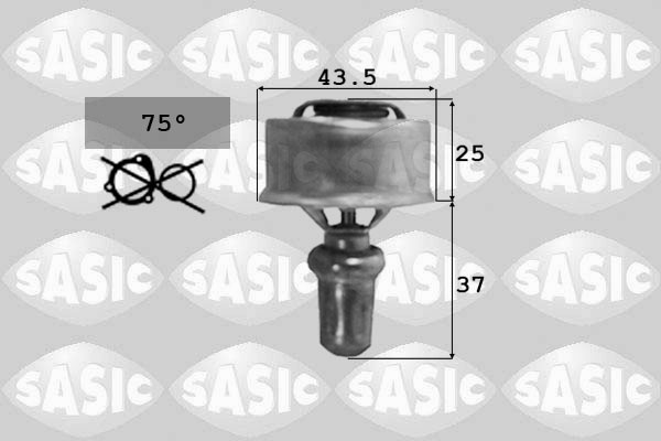 SASIC 9000319 Termostato, Refrigerante-Termostato, Refrigerante-Ricambi Euro