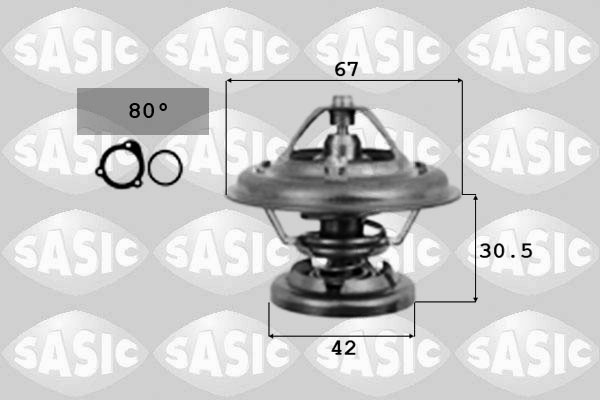 SASIC 9000369 Termostato, Refrigerante-Termostato, Refrigerante-Ricambi Euro