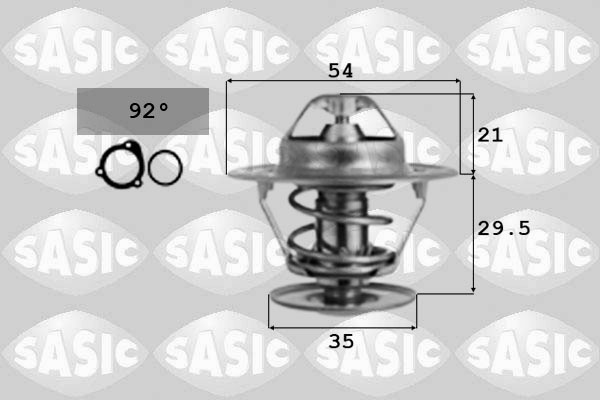 SASIC 9000388 Termostato, Refrigerante-Termostato, Refrigerante-Ricambi Euro
