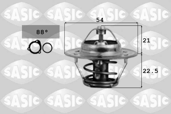 SASIC 9000391 Termostato, Refrigerante-Termostato, Refrigerante-Ricambi Euro