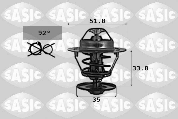 SASIC 9000713 Termostato, Refrigerante-Termostato, Refrigerante-Ricambi Euro