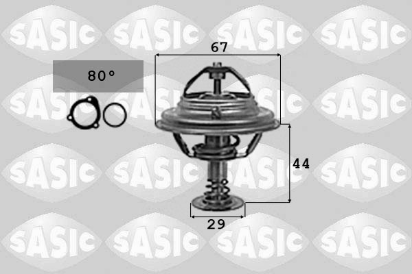 SASIC 9000717 Termostato, Refrigerante-Termostato, Refrigerante-Ricambi Euro