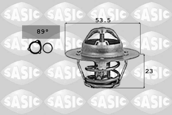 SASIC 9000723 Termostato, Refrigerante-Termostato, Refrigerante-Ricambi Euro