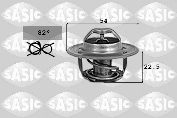 SASIC 9000726 Termostato, Refrigerante-Termostato, Refrigerante-Ricambi Euro