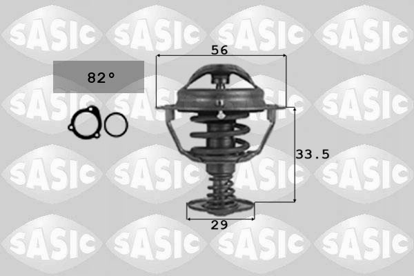 SASIC 9000739 Termostato, Refrigerante-Termostato, Refrigerante-Ricambi Euro