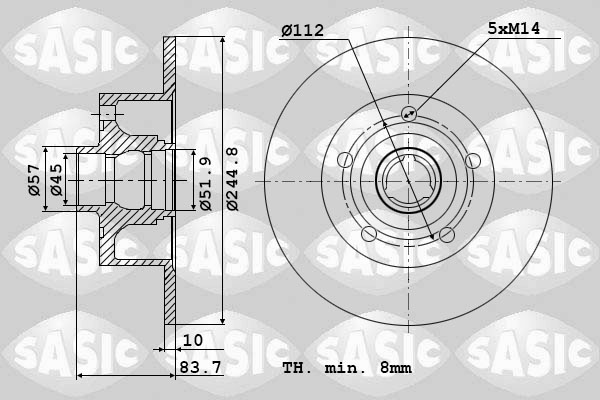 SASIC 9004509J Discofreno