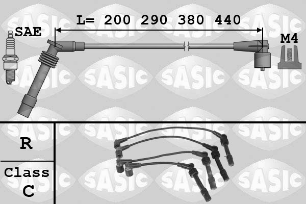 SASIC 9286002 Ignition Cable Kit