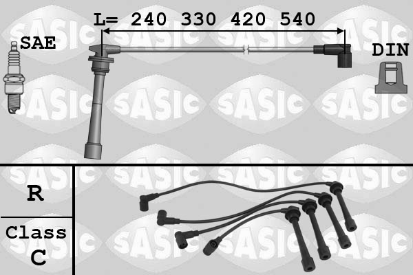 SASIC 9286018 Ignition Cable Kit