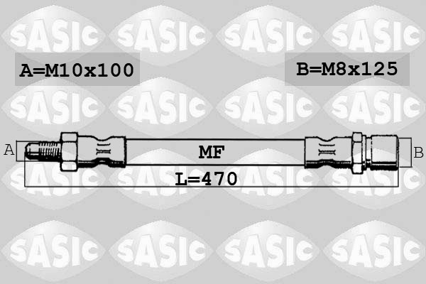 SASIC SBH0137 Flessibile del freno-Flessibile del freno-Ricambi Euro