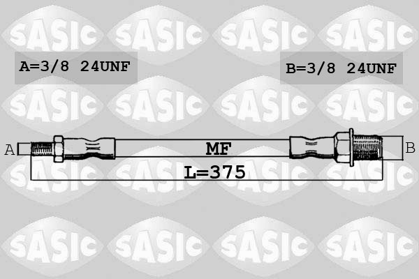 SASIC SBH0162 Flessibile del freno-Flessibile del freno-Ricambi Euro
