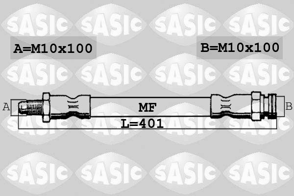 SASIC SBH0172 Brzdová hadice