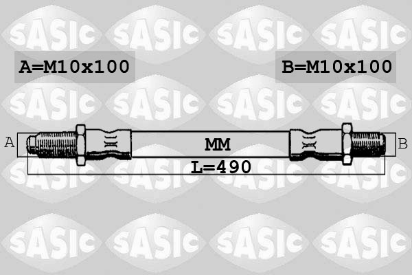 SASIC SBH6321 Flessibile del freno-Flessibile del freno-Ricambi Euro
