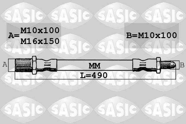 SASIC SBH6347 Flessibile del freno