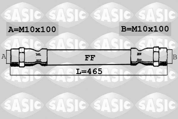 SASIC SBH6389 Flessibile del freno-Flessibile del freno-Ricambi Euro
