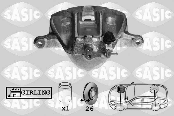 SASIC SCA0081 Brzdový třmen