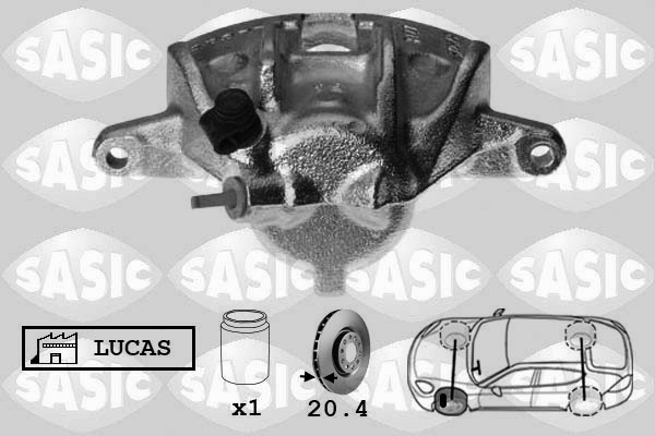 SASIC SCA0088 Pinza freno-Pinza freno-Ricambi Euro