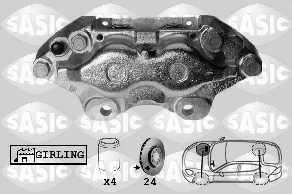 SASIC SCA4031 Pinza freno-Pinza freno-Ricambi Euro