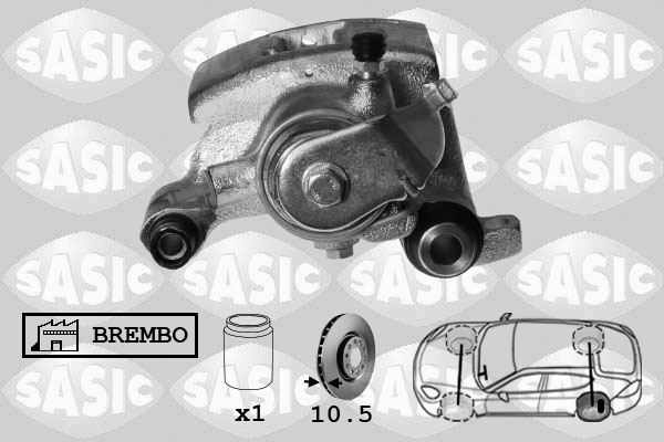 SASIC SCA4048 Pinza freno-Pinza freno-Ricambi Euro