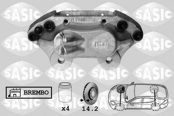 SASIC SCA6071 Pinza freno-Pinza freno-Ricambi Euro