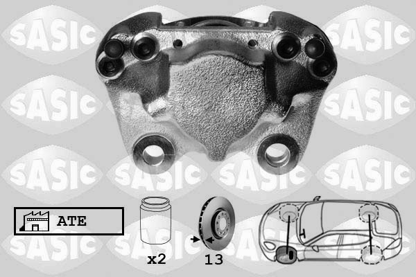 SASIC SCA6592 Pinza freno-Pinza freno-Ricambi Euro