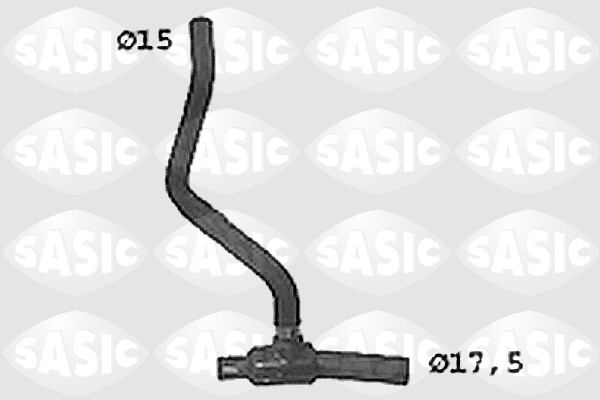 SASIC SWH4173 Flessibile radiatore-Flessibile radiatore-Ricambi Euro