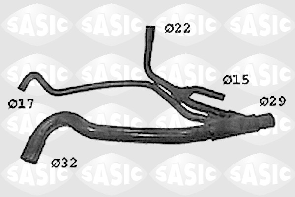 SASIC SWH4300 hűtőcső