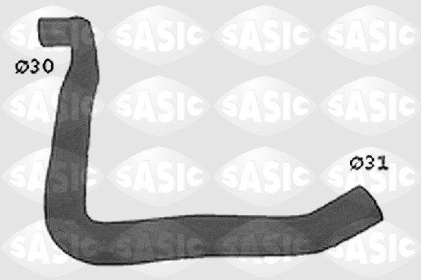 SASIC SWH4312 Flessibile radiatore-Flessibile radiatore-Ricambi Euro