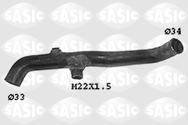 SASIC SWH6694 Flessibile radiatore-Flessibile radiatore-Ricambi Euro