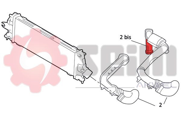 Laddluftslang reservdelar Autofrance AB