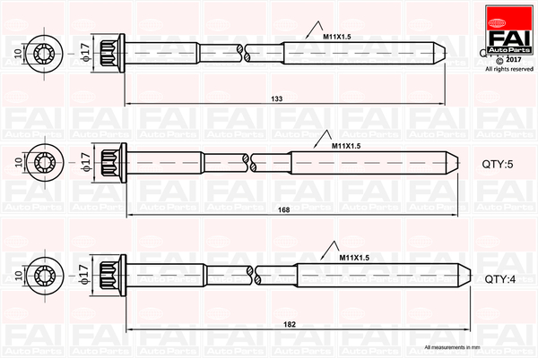 FAI AutoParts B1058 Kit...