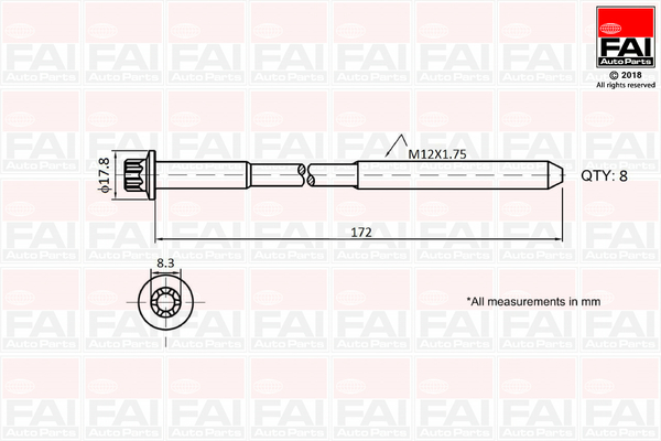 FAI AutoParts B1060 Kit...