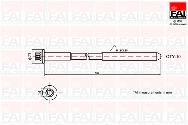 FAI AutoParts B2111 Kit...