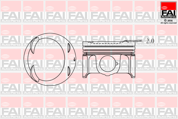 FAI AutoParts PK14-000 Pistone