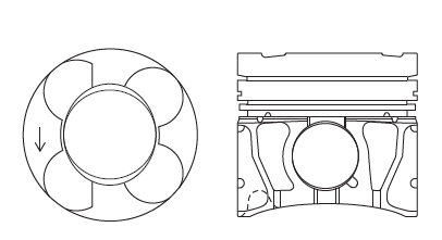 FAI AutoParts PK24-000 Pistone