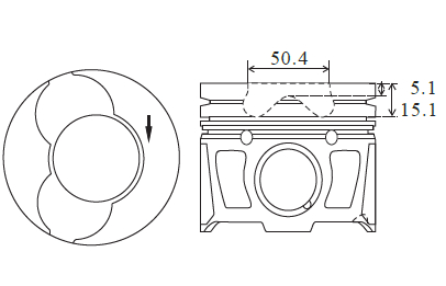 FAI AutoParts PK25-060 Pistone