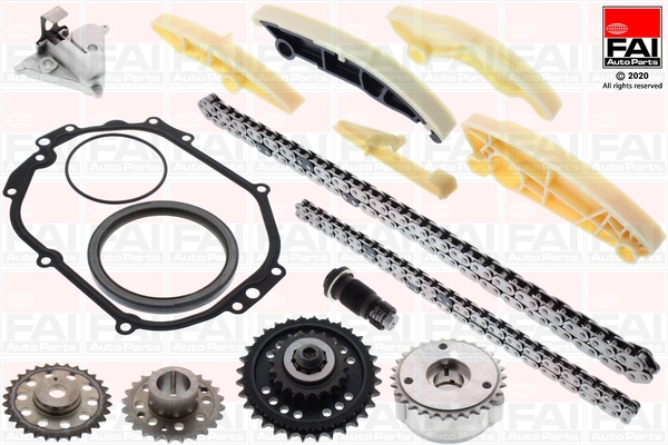 FAI AutoParts TCK357VVT vezérműlánc készlet alul fenn JAGUAR LAND ROVER