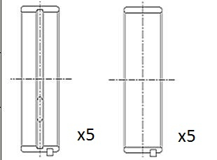 FAI AutoParts BM1028-025 Ložisko kľukového hriadeľa