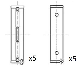 FAI AutoParts BM1050-STD Ložisko kľukového hriadeľa