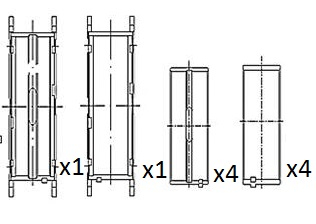 FAI AutoParts BM1055-050 Ložisko kľukového hriadeľa