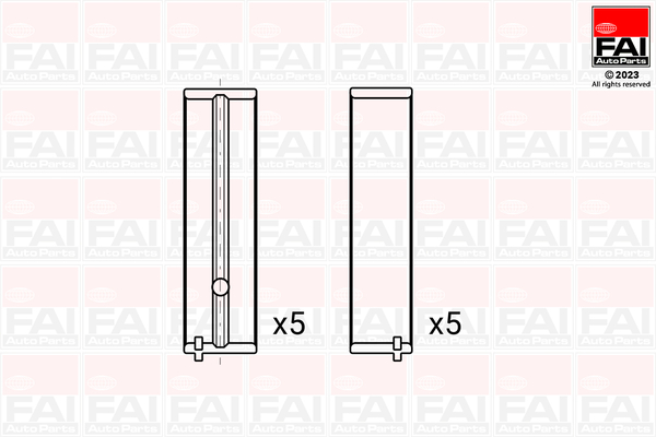 FAI AutoParts BM1152-STD Ložisko kľukového hriadeľa