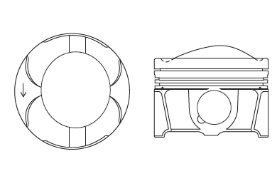 FAI AutoParts PK26-000 Piston for FORD