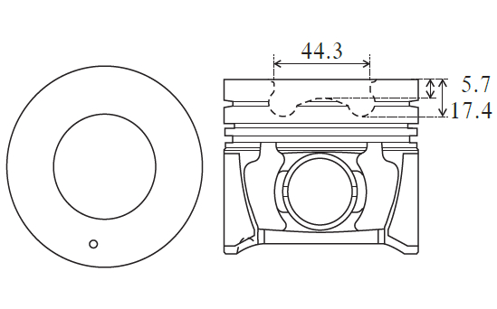 FAI AutoParts PK29-000 Piston for HYUNDAI