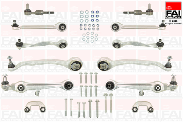 FAI AutoParts SS2027 Control/Trailing Arm Kit, wheel suspension for AUDI VW