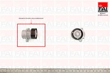 FAI AutoParts T1009 Βραχίονας σύσφιγξης, ιμάντας for CHEVROLET DAEWOO LADA OPEL VAUXHALL
